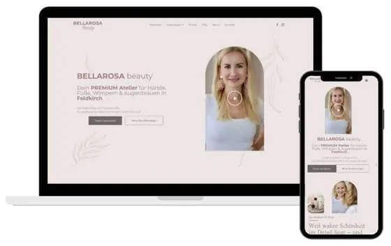 Website Bellarosa Beauty