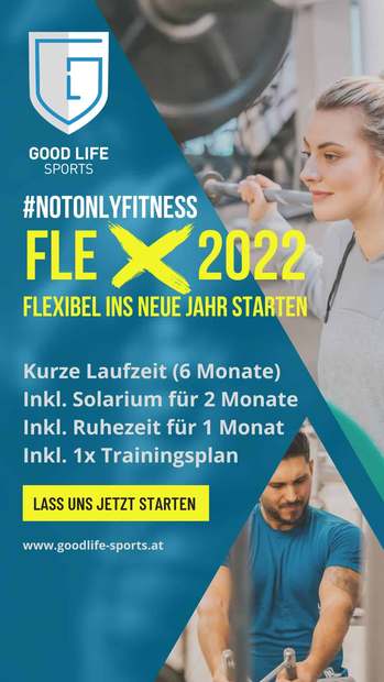 Jahresaktion für ein Fitnessstudio