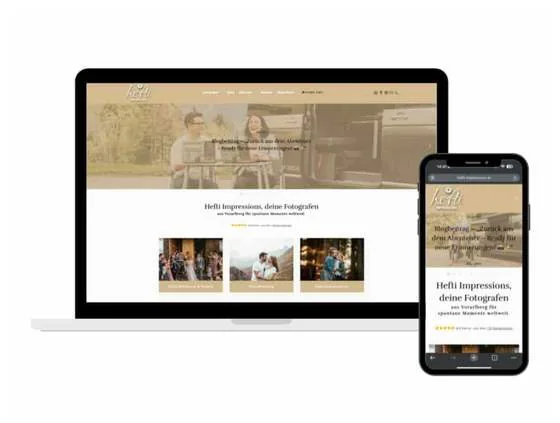 Website Hefti Impressions