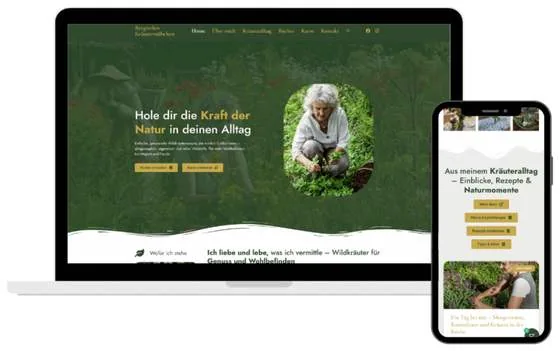Website Bergisches Kräuterstübchen
