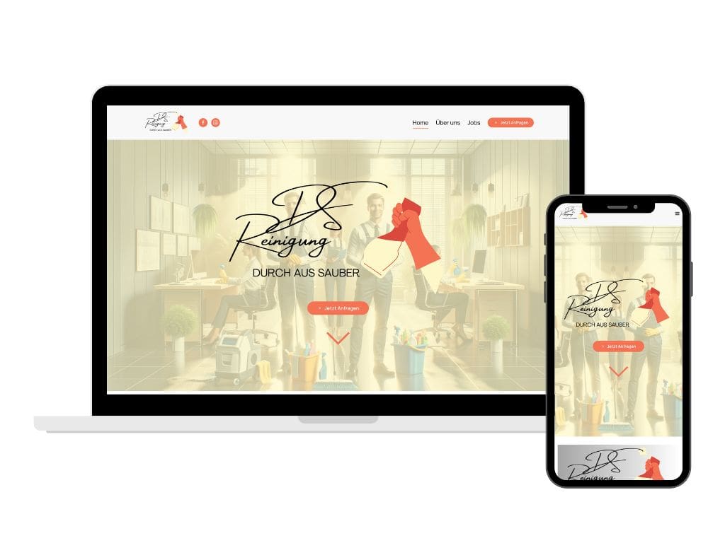 Website DS Reinigung